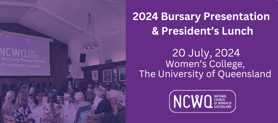 NCWQ Bursary Presentation and Presidents Lunch 2024