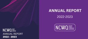 NCWQ Annual Report 2022-2023 Cover