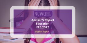 Education Adviser's Report Feb 2022