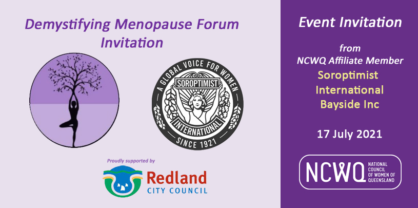 Demystifying Menopause Forum Invitation