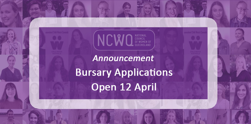 Applications for the NCWQ Bursary Program open on Monday 12 April 2021.