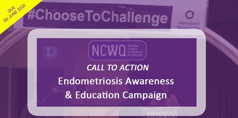 Call to action request - endometriosis - Due 30 June 2021