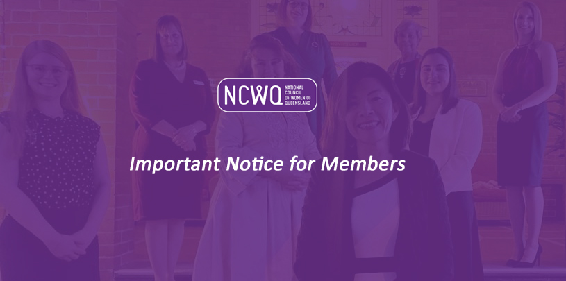 Important Notice for Members